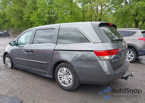 2014 Honda Odyssey Lx z USA, uszkodzony, nr VIN 5FNRL5H24EB129725